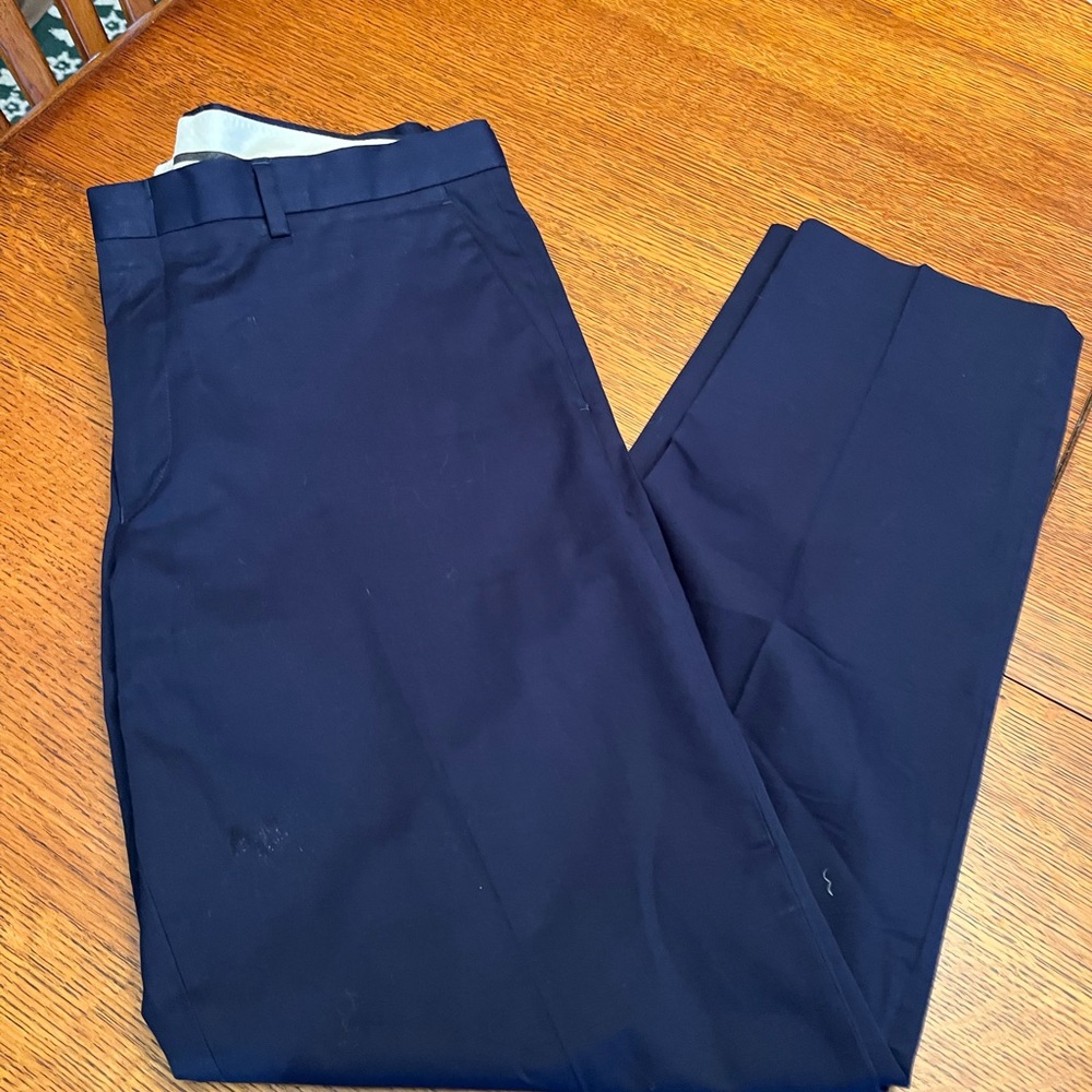 J CREW LUDLOW Navy Blue Suit EUC 44R jacket, 36/32 pants - Picture 7 of 9